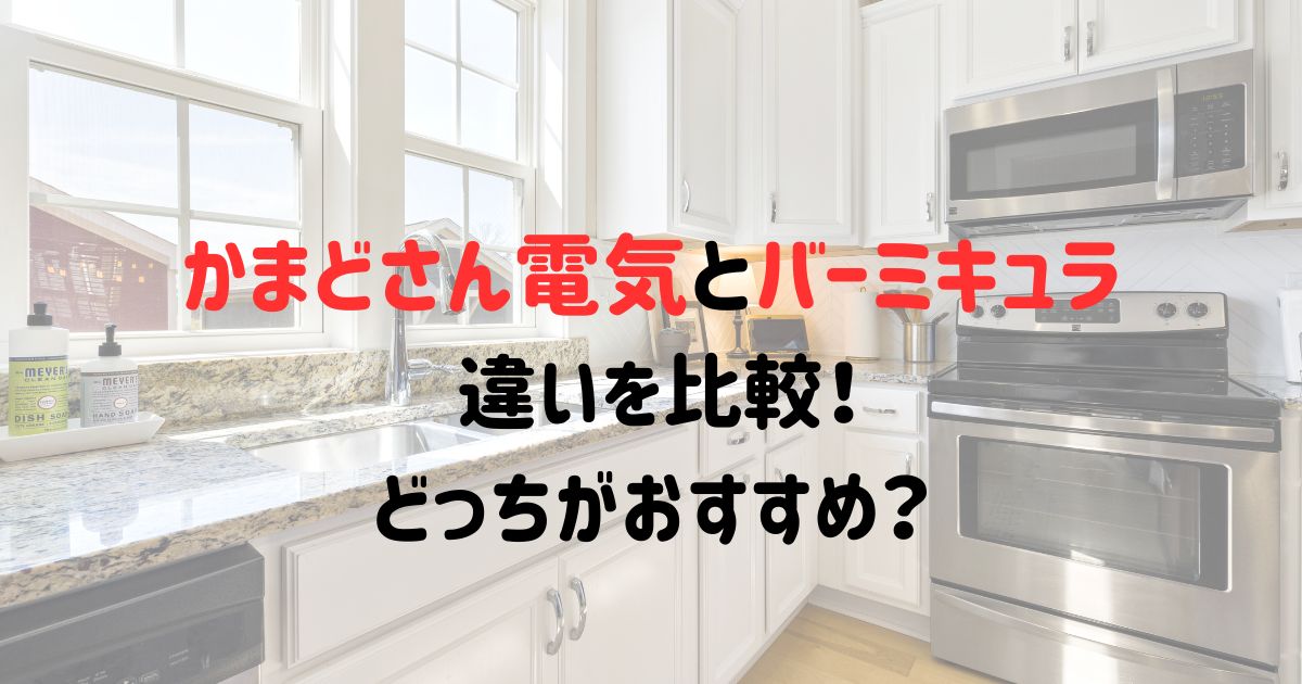 かまどさん電気とバーミキュラの違いを比較したら4つあった！どっちがおすすめ？